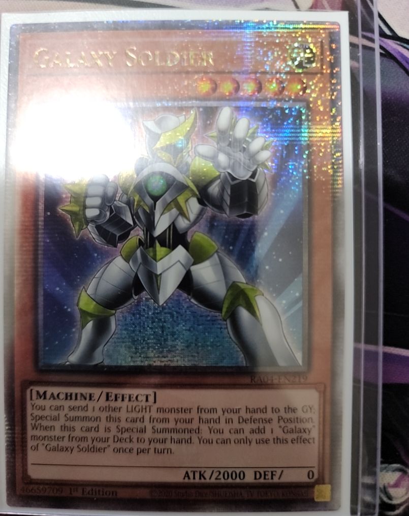 2020 Yu-Gi-Oh! RA04-EN219 Galaxy Soldier — front