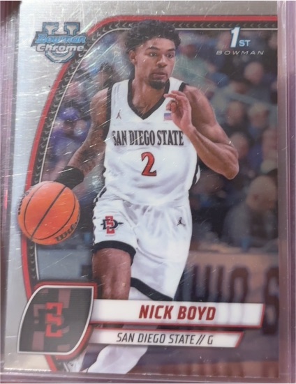 2024-25 Bowman University Chrome #73 Nick Boyd — front