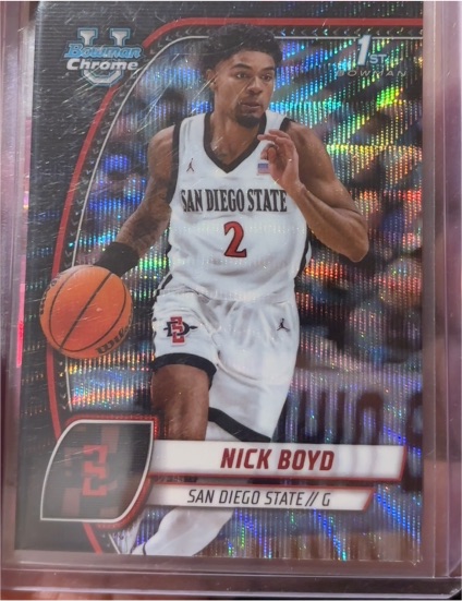 2024-25 Bowman University Chrome #73 Nick Boyd — front