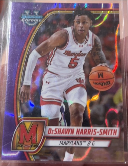2024-25 Bowman Chrome University #85 DeShawn Harris-Smith — front