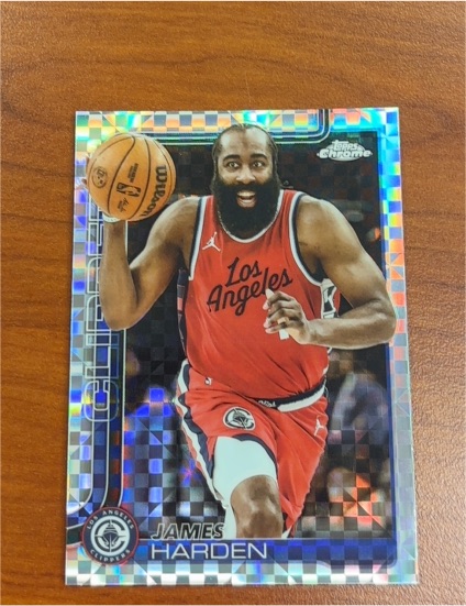 2025-26 Topps Chrome #54 James Harden — front
