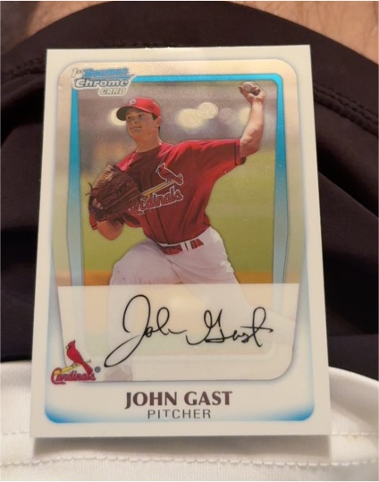 2011 Bowman Chrome Prospects #BCP121 John Gast — front