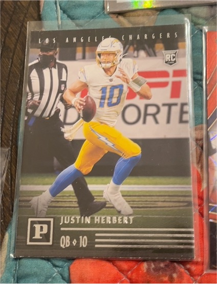 2020 Panini Chronicles #PA-3 Justin Herbert — front