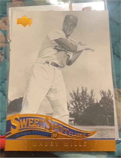 2005 Upper Deck Sweet Spot Classic #65 Maury Wills — front
