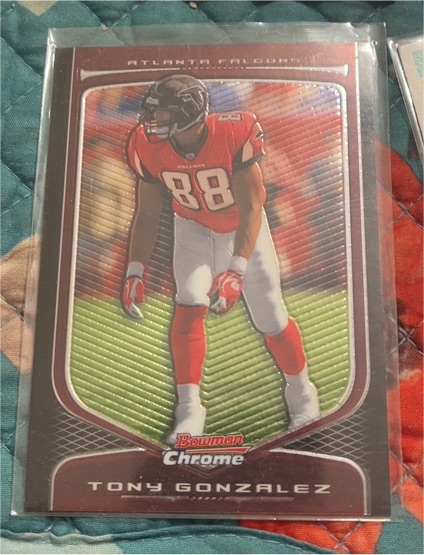 2009 Bowman Chrome #88 Tony Gonzalez — front