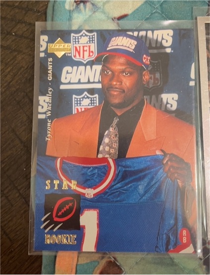1995 Upper Deck #14 Tyrone Wheatley Rookie — front
