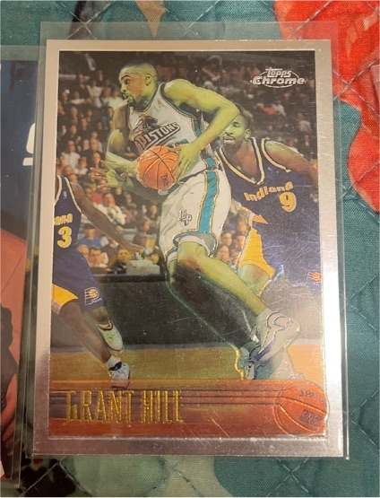 1996-97 Topps Chrome #199 Grant Hill — front