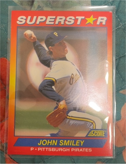 1992 Score Superstar John Smiley — front