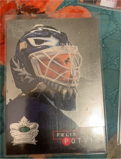 1995-96 Parkhurst Crown Collection Silver Series #2 Felix Potvin — front