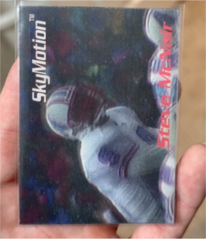 1996 SkyBox SkyMotion #SM33 Steve McNair — front