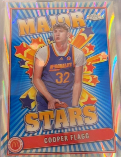 2024 Topps Chrome McDonald's All American Major Stars #SES-COF Cooper Flagg — front