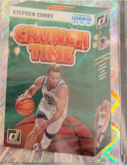 2023-24 Panini Donruss #6 Stephen Curry Crunch Time — front