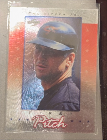 1998 Score #4 Cal Ripken Jr. First Pitch — front
