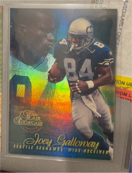 1997 Flair Showcase #48 Joey Galloway — front