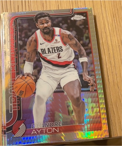 2025-26 Topps Chrome #168 Deandre Ayton — front
