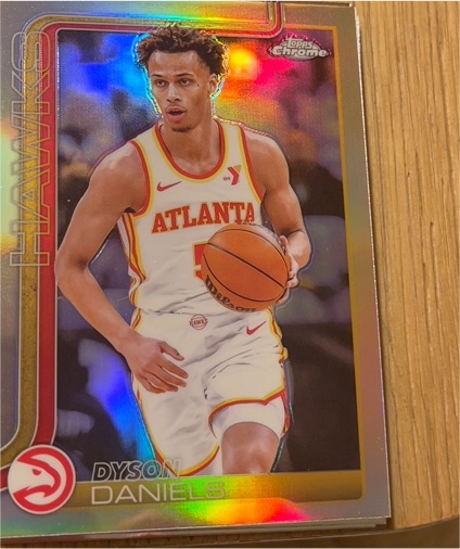 2025-26 Topps Chrome #68 Dyson Daniels — front