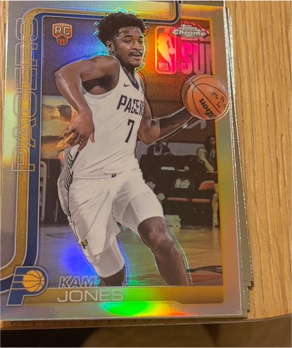 2025-26 Topps Chrome #289 Kam Jones — front
