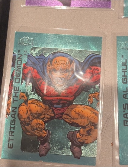 2025 Skybox Metal Universe Batman #42 Etrigan the Demon — front