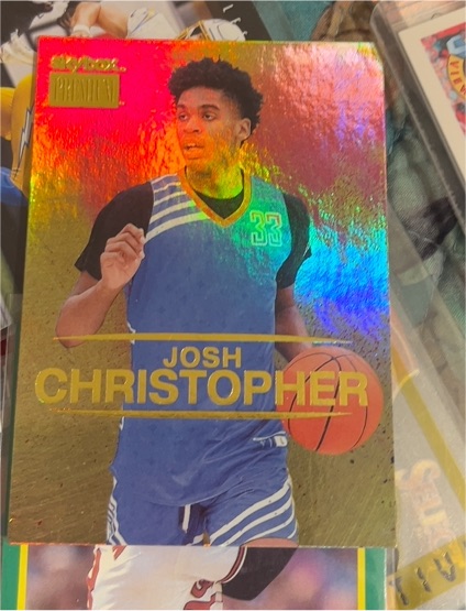 2021 SkyBox Metal Universe Champions #S-34 Josh Christopher — front