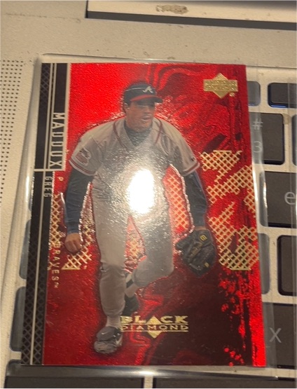 2000 Upper Deck Black Diamond Rookie Edition #46 Greg Maddux — front