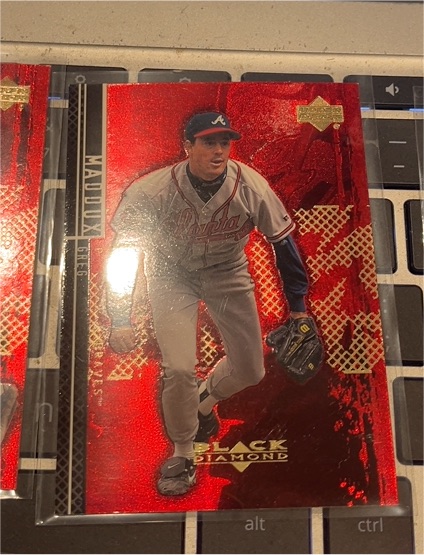 2000 Upper Deck Black Diamond #46 Greg Maddux — front