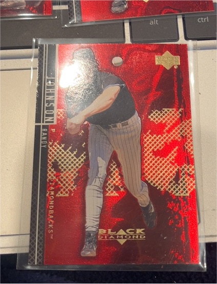 2000 Upper Deck Black Diamond #58 Randy Johnson — front