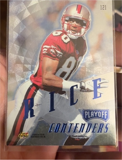 1997 Playoff Contenders #121 Jerry Rice — front