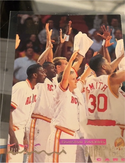 1993-94 Stadium Club #10 Houston Rockets Super Team Super Teams Division Winners — front