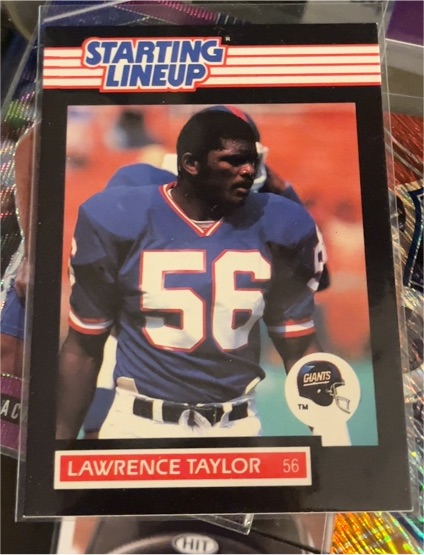 1989 Starting Lineup #56 Lawrence Taylor — front