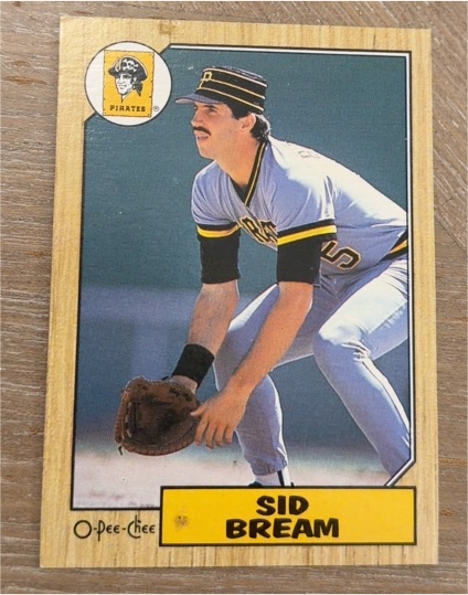 1987 O-Pee-Chee #35 Sid Bream — front