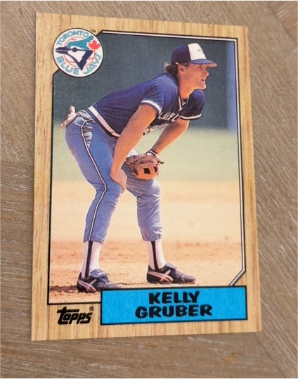1987 Topps #458 Kelly Gruber — front