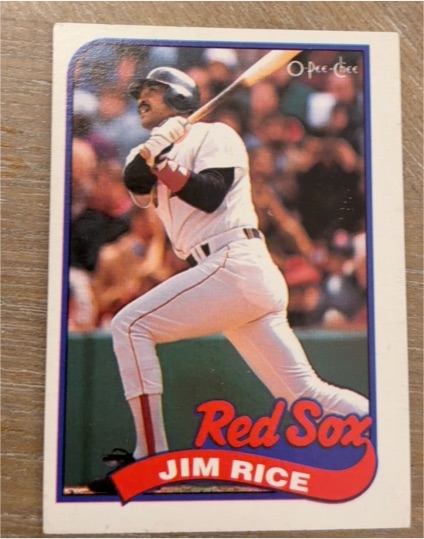 1989 O-Pee-Chee #245 Jim Rice — front