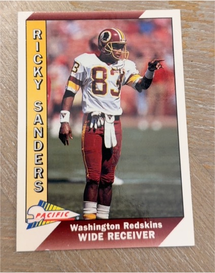 1991 Pacific #532 Ricky Sanders — front