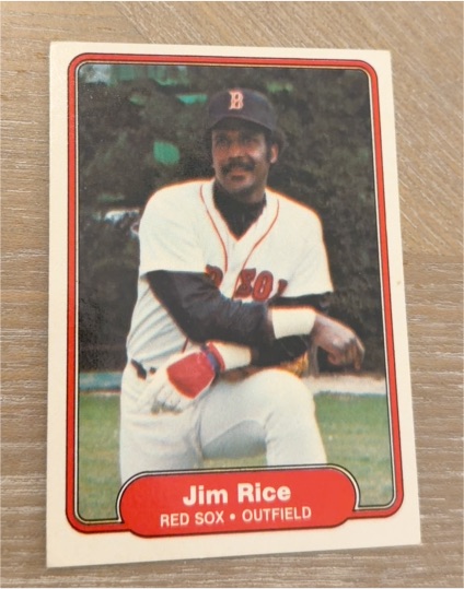 1982 Fleer #305 Jim Rice — front