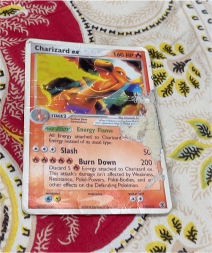 2004 Pokémon FireRed & LeafGreen #105 Charizard ex — front