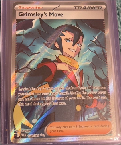 2015 Pokémon Phantasmal Flames #120 Grimsley's Move — front
