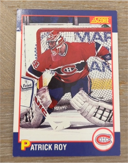 1991-92 Score Kellogg's #1 Patrick Roy — front