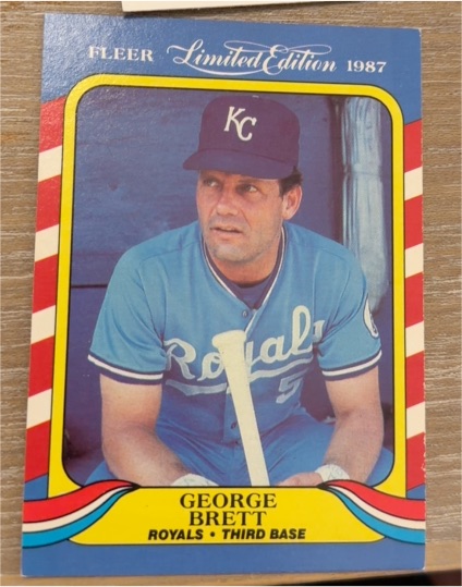 1987 Fleer Limited Edition #5 George Brett — front