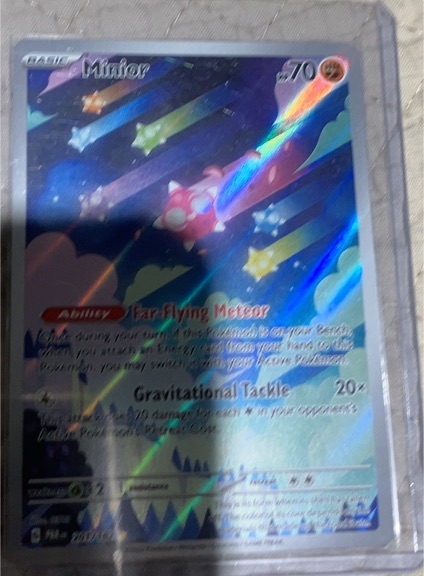 2023 Pokémon TCG SV04 #201 Minior Paradox Rift Illustration Rare Holo — front