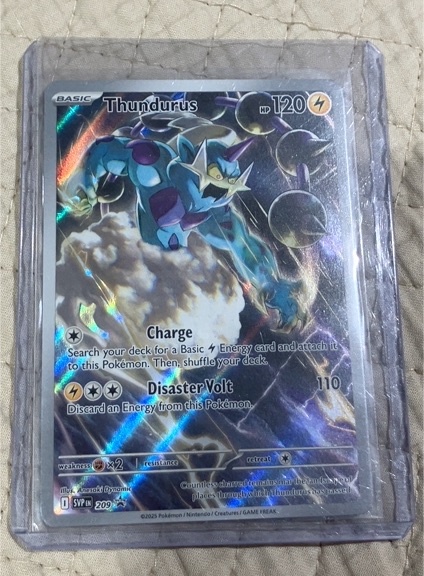 2025 Pokémon SV: Scarlet & Violet Promo #209 Thundurus — front