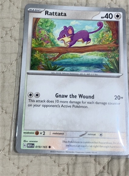 2023 Pokémon Scarlet & Violet 151 #019 Rattata — front