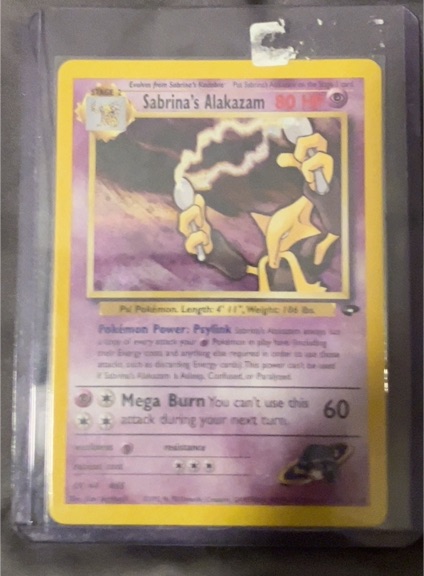 2000 Pokémon Gym Challenge #16 Sabrina's Alakazam — front