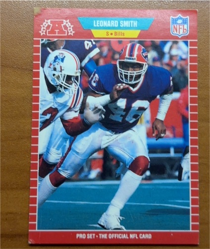1989 Pro Set #29 Leonard Smith — front