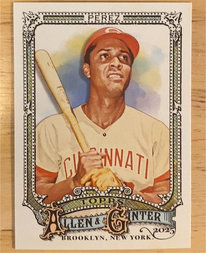 2025 Topps Allen & Ginter #314 Tony Perez — front