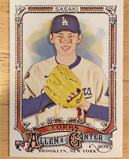 2025 Topps Allen & Ginter #92 Roki Sasaki — front
