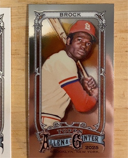 2025 Topps Allen & Ginter #11 Lou Brock — front