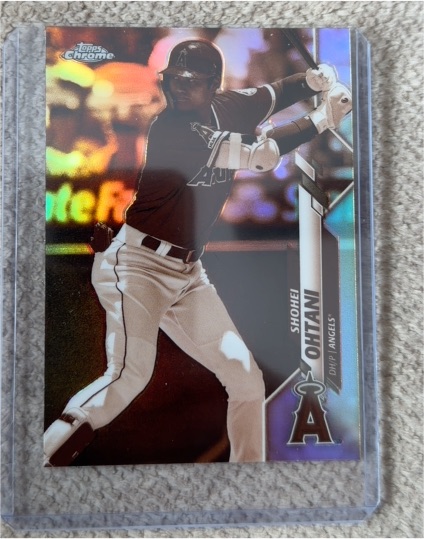 2020 Topps Chrome #21 Shohei Ohtani — front