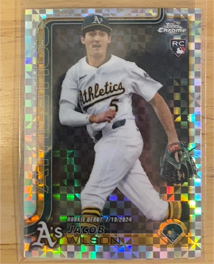 2025 Topps Chrome Update #US180 Jacob Wilson — front