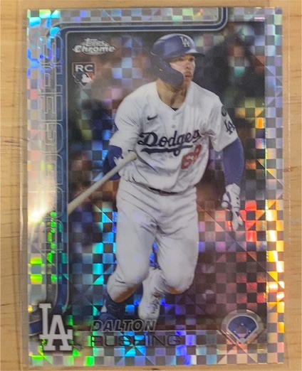 2025 Topps Chrome Update #USC129 Dalton Rushing — front