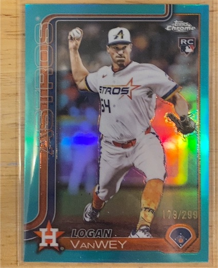 2025 Topps Chrome Update #US117 Logan Vanwey — front